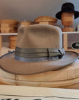 BOGART FEDORA | BEAVER FIFTY | WHISKEY COLOR | SIZE 60, US 7 1/2 - Hufvud