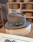 BOGART FEDORA | BEAVER FIFTY | WHISKEY COLOR | SIZE 60, US 7 1/2 - Hufvud