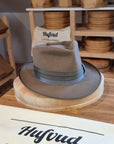 BOGART FEDORA | BEAVER FIFTY | WHISKEY COLOR | SIZE 60, US 7 1/2 - Hufvud