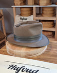 BOGART FEDORA | BEAVER FIFTY | WHISKEY COLOR | SIZE 60, US 7 1/2 - Hufvud