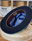 BOGART FEDORA | BEAVER HUNDRED | DARK NAVY BLUE COLOR | SIZE 59, US 7 3/8 - Hufvud