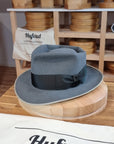 BOGART FEDORA | BEAVER HUNDRED | EMERALD GRAY COLOR | SIZE 58, US 7 1/4 - Hufvud