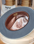 BOGART FEDORA | BEAVER HUNDRED | EMERALD GRAY COLOR | SIZE 58, US 7 1/4 - Hufvud
