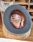 BOGART FEDORA | BEAVER HUNDRED | EMERALD GRAY COLOR | SIZE 58, US 7 1/4 - Hufvud