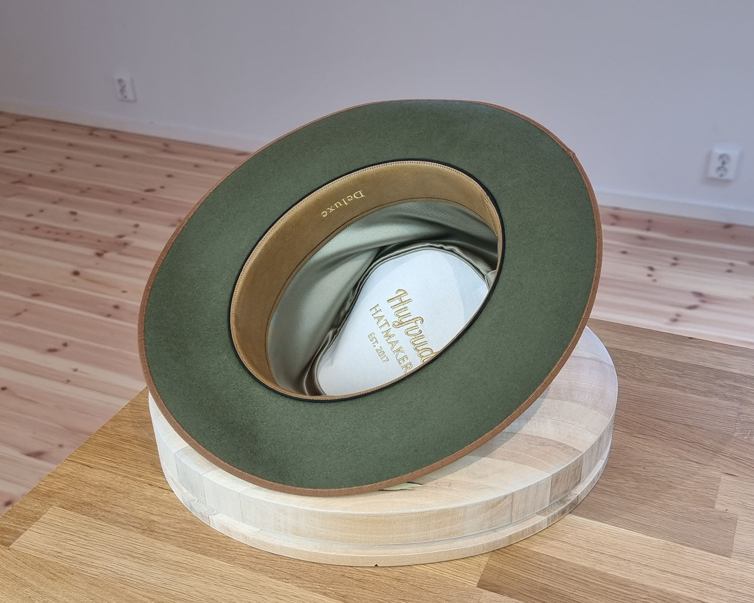 BOGART Maltese Falcon Crease FEDORA | SAGE COLOR | RABBIT &amp; HARE DELUXE BLEND | SIZE 58, US 7 1/4