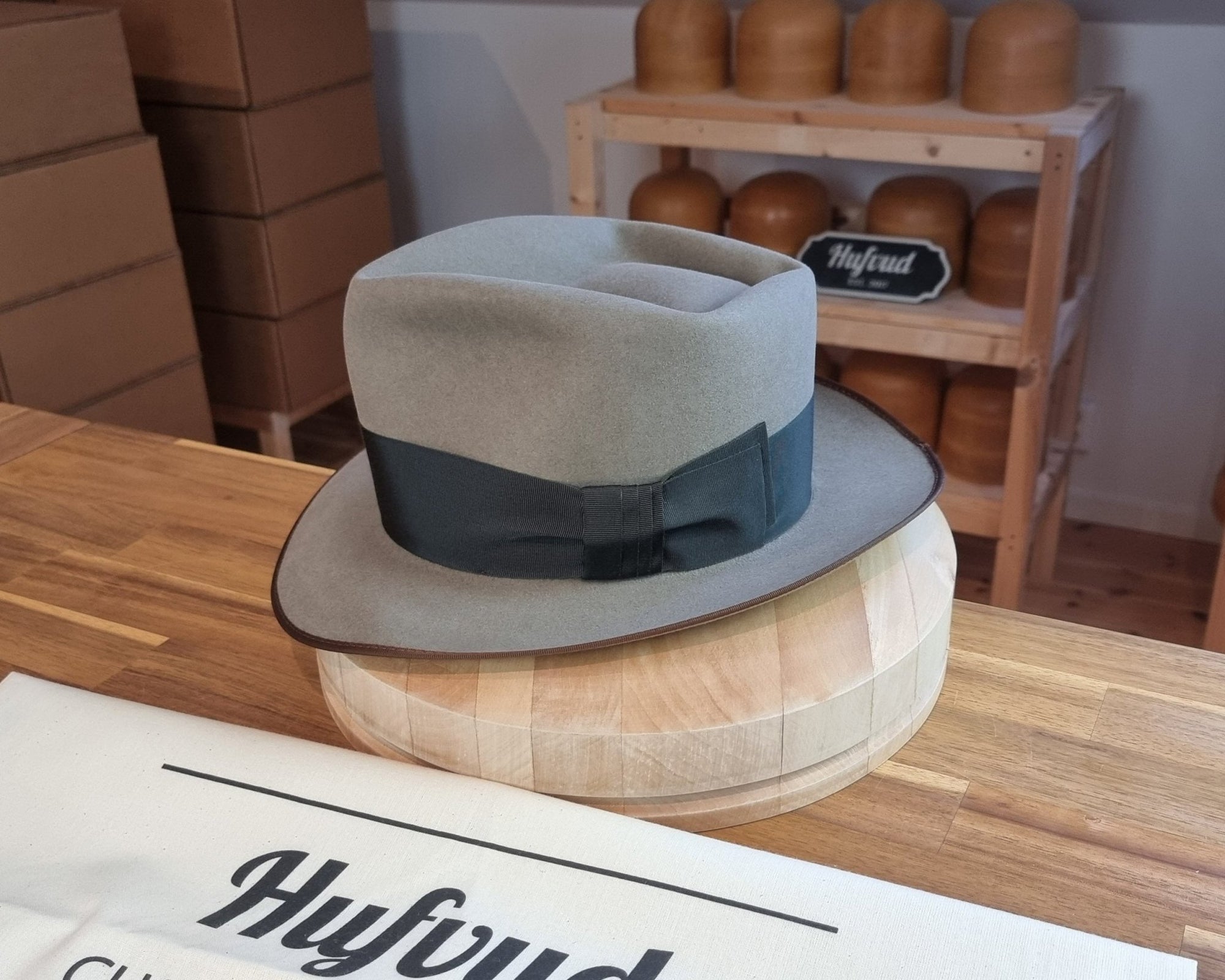 BOGART Maltese Falcon FEDORA | BEAVER FIFTY | MULTIPLE SIZES AVAILABLE - Hufvud