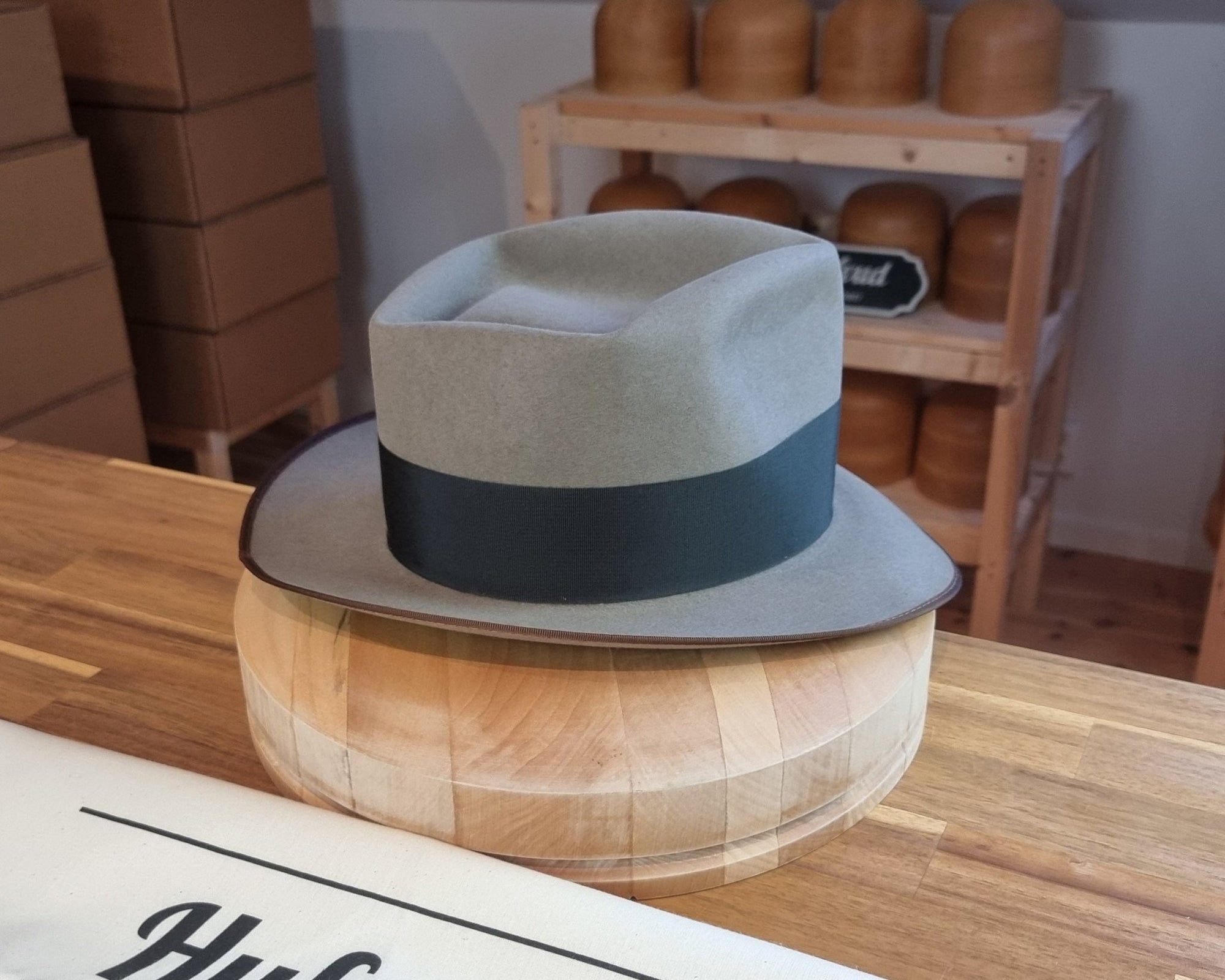 BOGART Maltese Falcon FEDORA | BEAVER FIFTY | MULTIPLE SIZES AVAILABLE - Hufvud