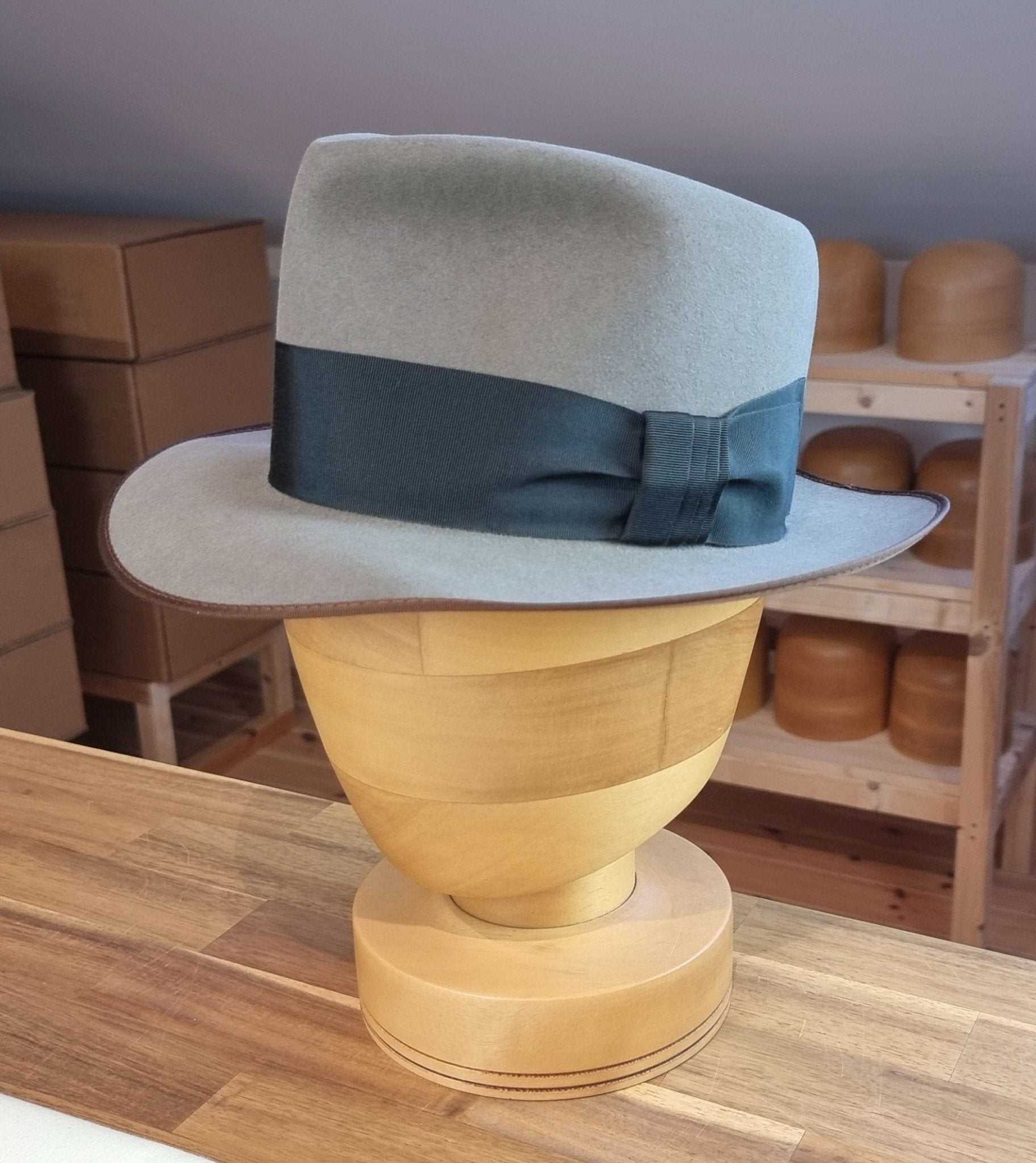 BOGART Maltese Falcon FEDORA | BEAVER FIFTY | MULTIPLE SIZES AVAILABLE - Hufvud
