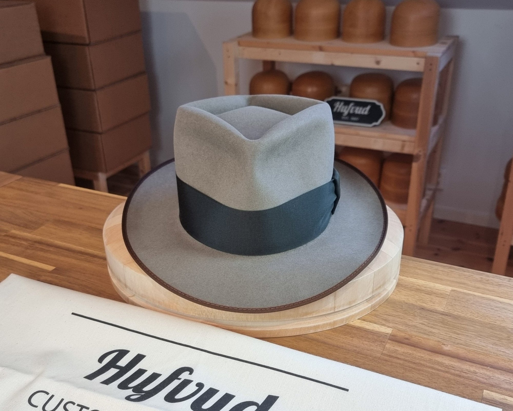 BOGART Maltese Falcon FEDORA | BEAVER FIFTY | MULTIPLE SIZES AVAILABLE - Hufvud