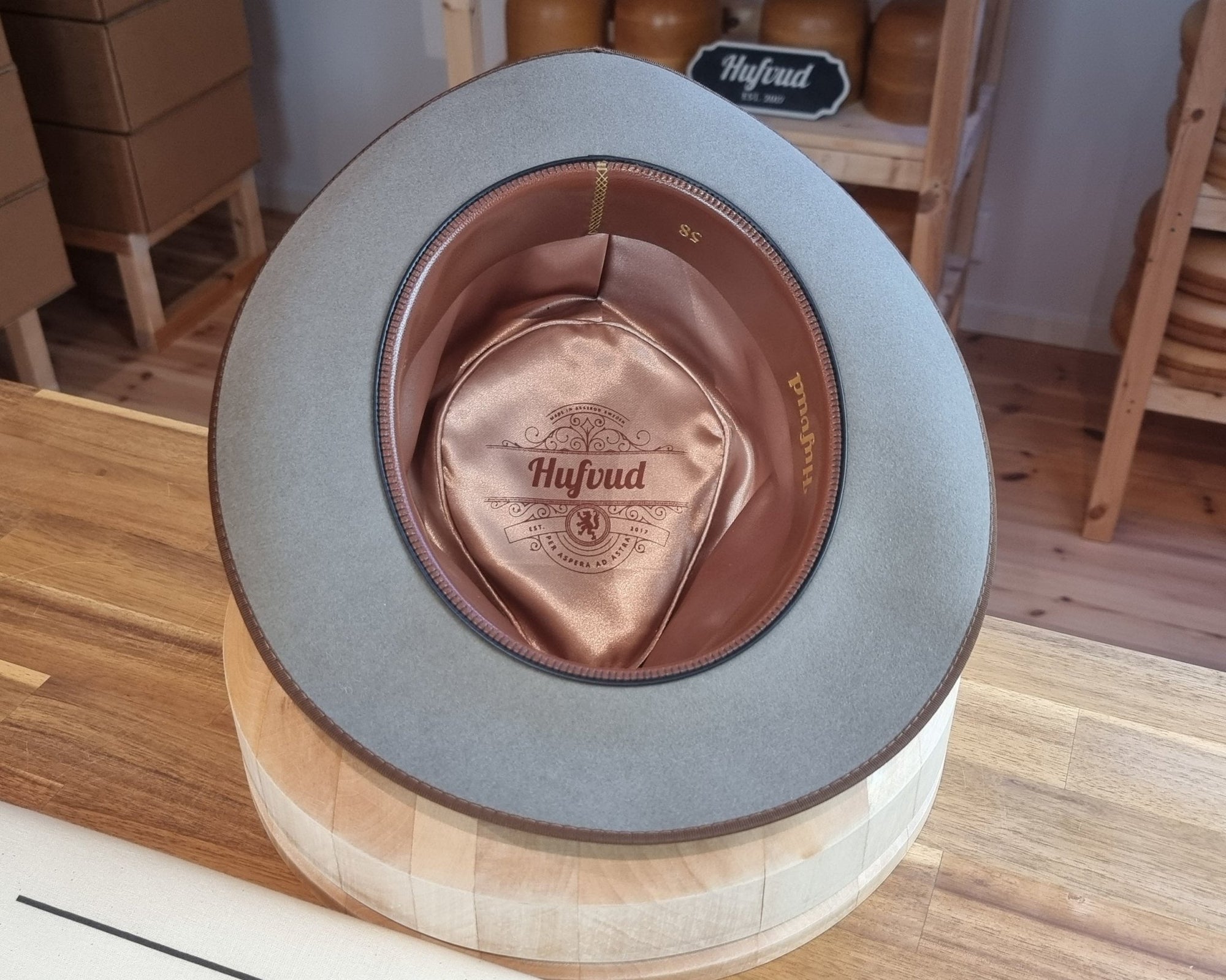 BOGART Maltese Falcon FEDORA | BEAVER FIFTY | MULTIPLE SIZES AVAILABLE - Hufvud