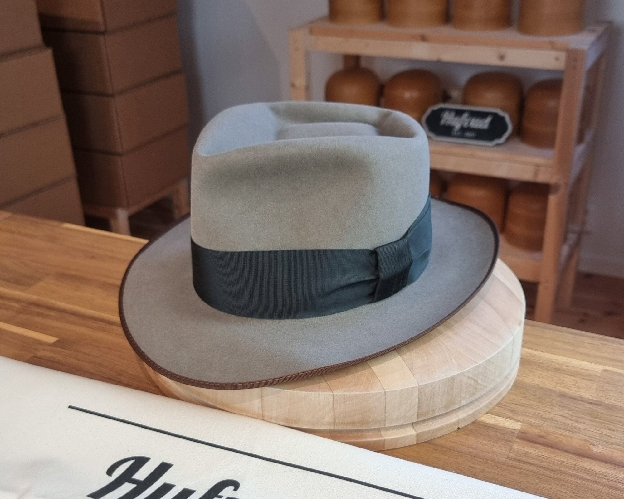 BOGART Maltese Falcon FEDORA | BEAVER FIFTY | MULTIPLE SIZES AVAILABLE - Hufvud