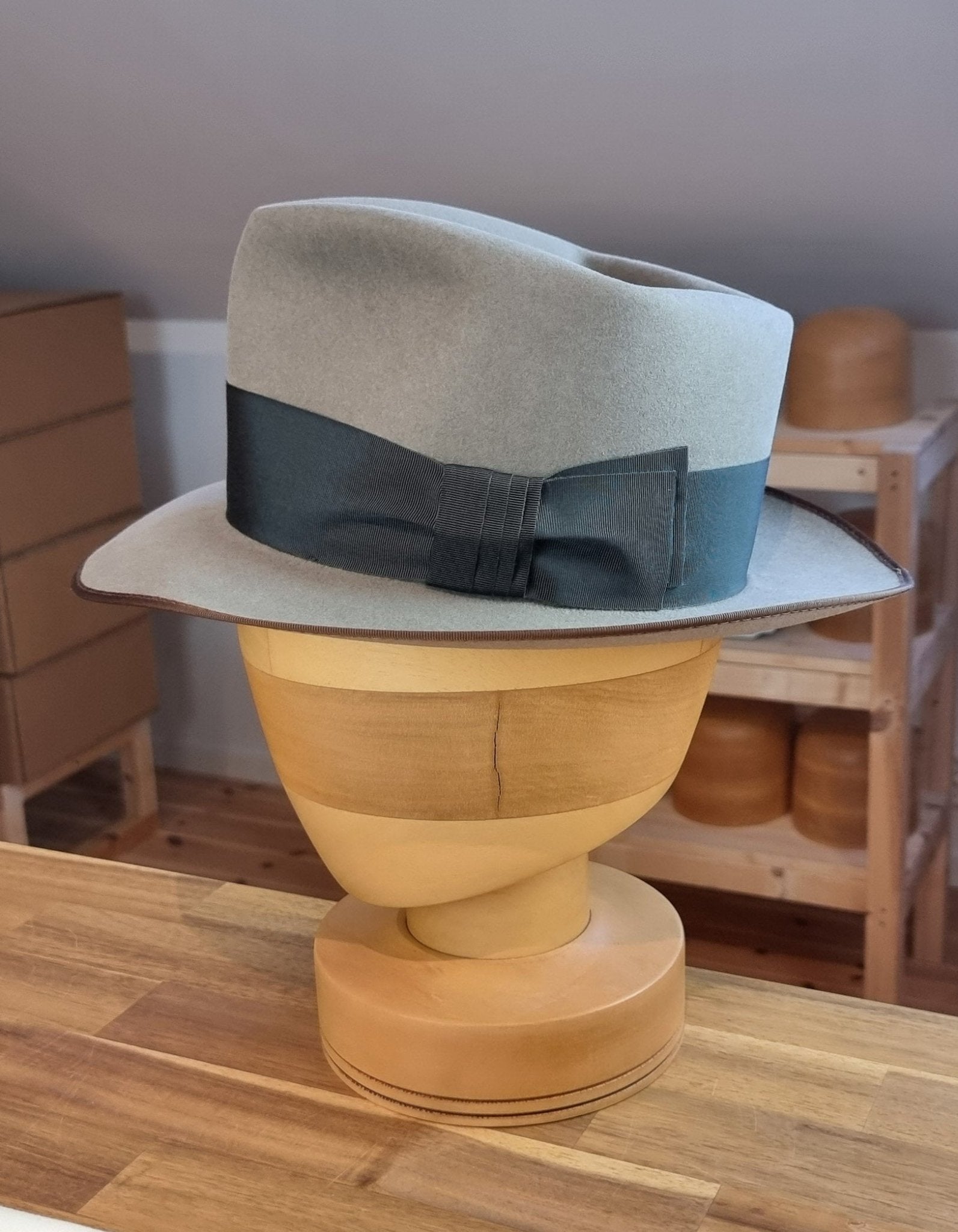 BOGART Maltese Falcon FEDORA | BEAVER FIFTY | MULTIPLE SIZES AVAILABLE - Hufvud