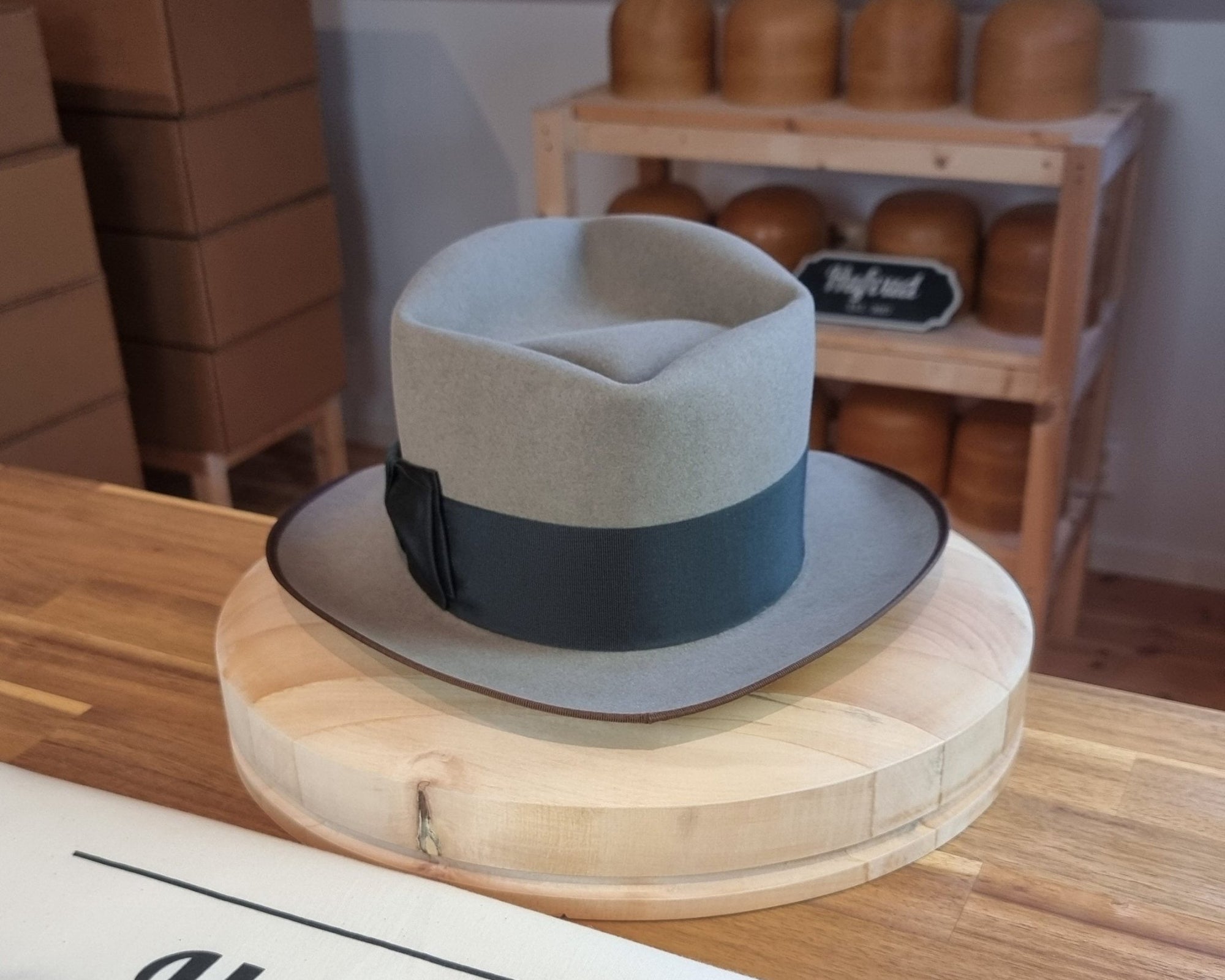 BOGART Maltese Falcon FEDORA | BEAVER FIFTY | MULTIPLE SIZES AVAILABLE - Hufvud