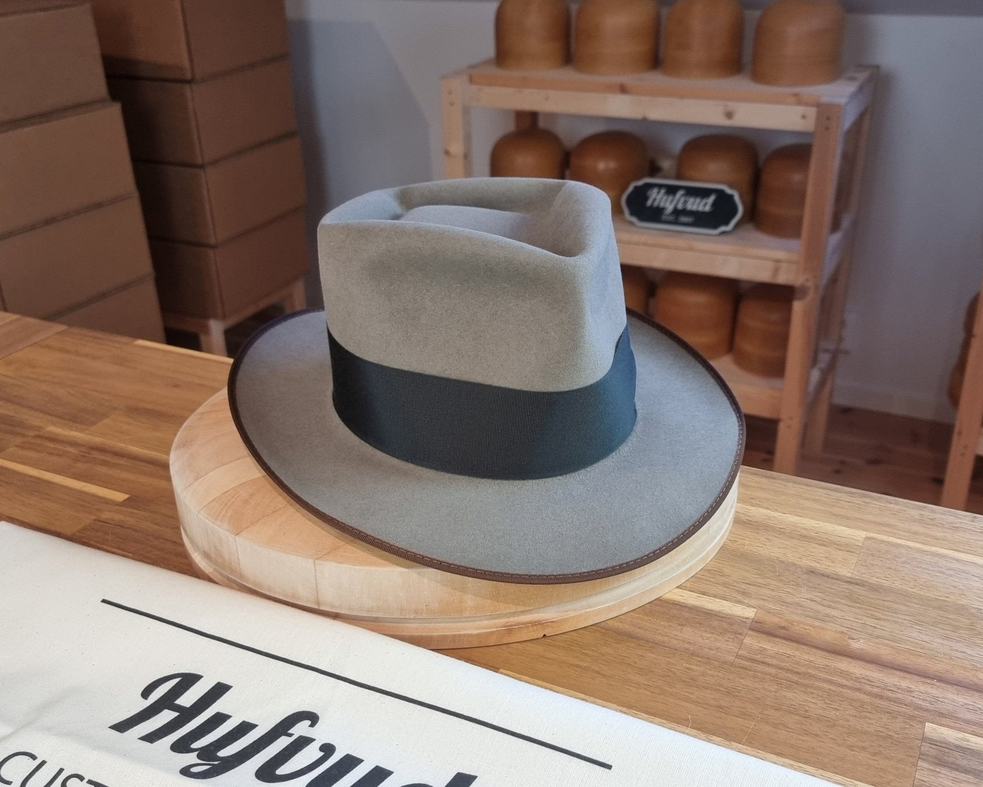 BOGART Maltese Falcon FEDORA | BEAVER FIFTY | MULTIPLE SIZES AVAILABLE - Hufvud
