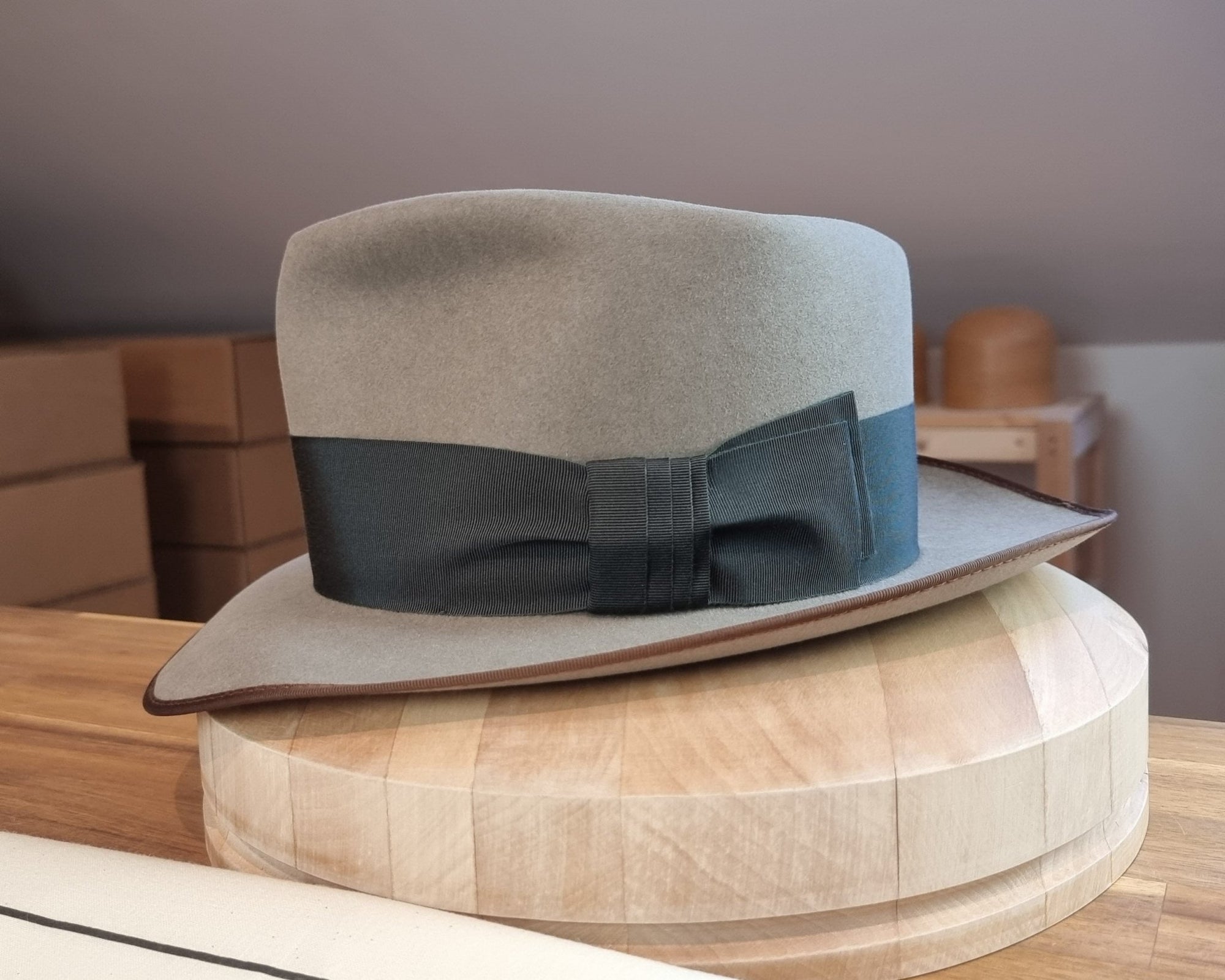 BOGART Maltese Falcon FEDORA | BEAVER FIFTY | MULTIPLE SIZES AVAILABLE - Hufvud