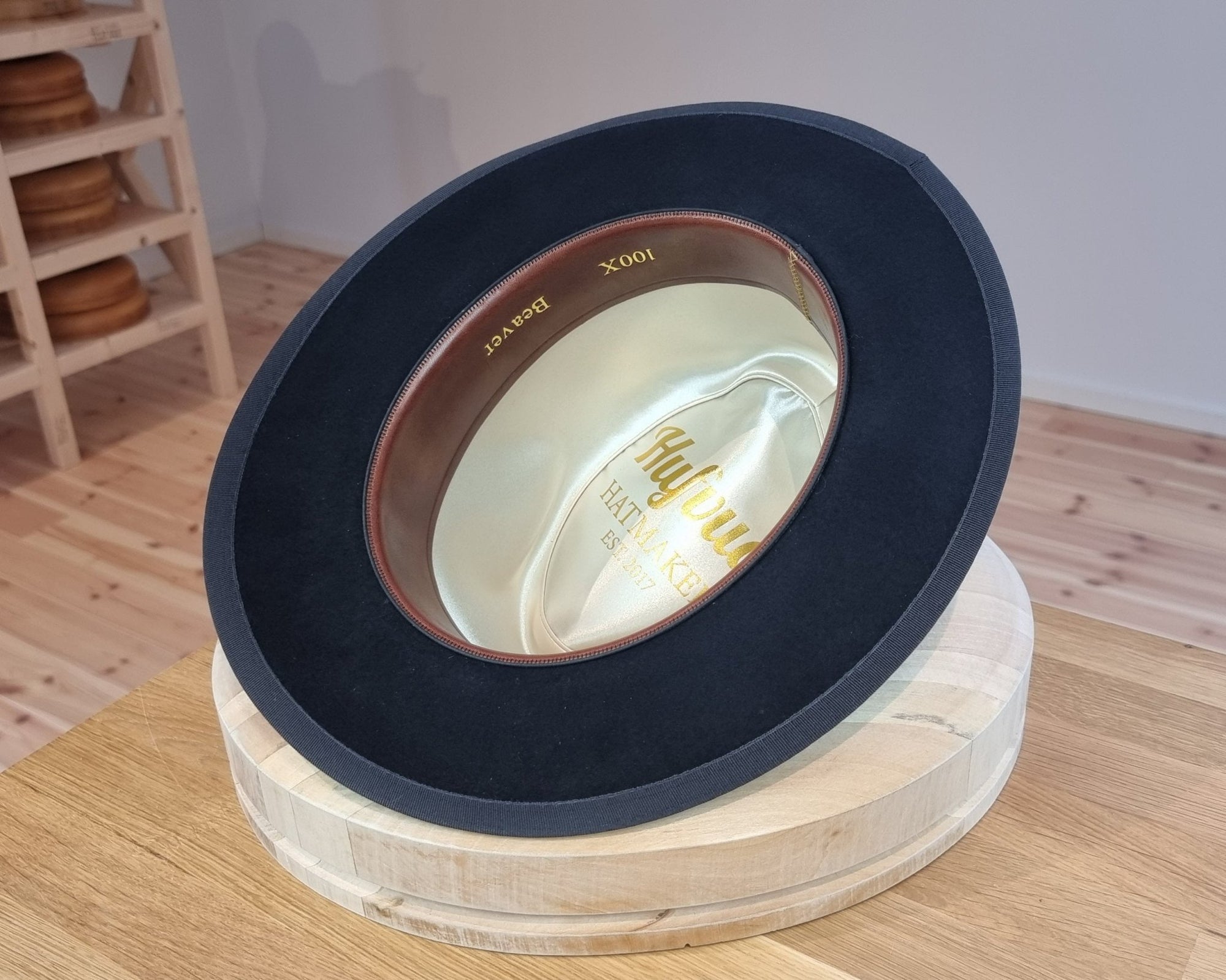 CAGNEY FEDORA | 100X BEAVER | DARK NAVY | SIZE 58, US 7 1/4