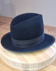 CAGNEY FEDORA | 100X BEAVER | DARK NAVY | SIZE 58, US 7 1/4
