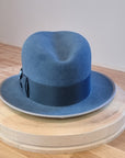 CAGNEY FEDORA | 100X NUTRIA | COBALT COLOR | SIZE 60, US 7 1/2