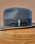 CAGNEY FEDORA | 100X NUTRIA | COBALT COLOR | SIZE 60, US 7 1/2