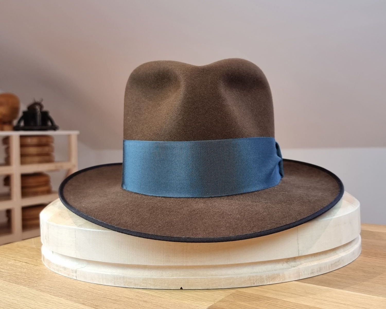 CAGNEY FEDORA | 30X BEAVER BLEND | SABLE BROWN | SIZE 60, US 7 1/2