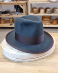 CAGNEY FEDORA | ANTHRACITE | 100X BEAVER | SIZE 59, US 7 3/8