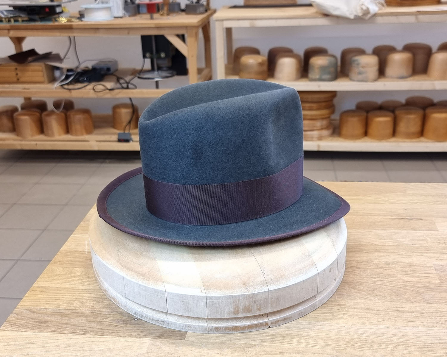 CAGNEY FEDORA | ANTHRACITE | 100X BEAVER | SIZE 59, US 7 3/8