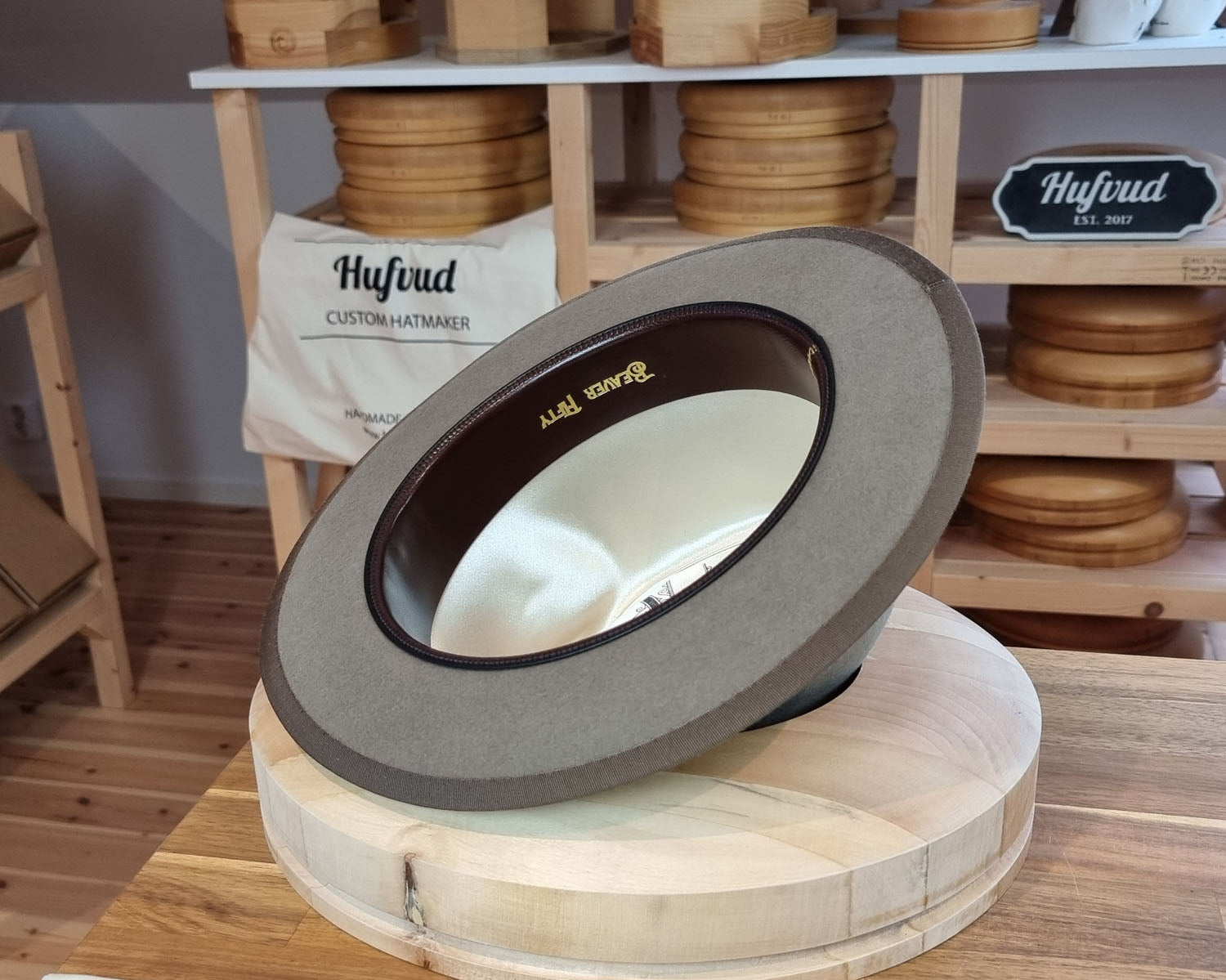CAGNEY FEDORA | BEAVER FIFTY | STONE COLOR | SIZE 59, US 7 3/8 