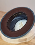 CAGNEY FEDORA | DARK BROWN RUST| 50X BEAVER BLEND | SIZE 59, US 7 3/8