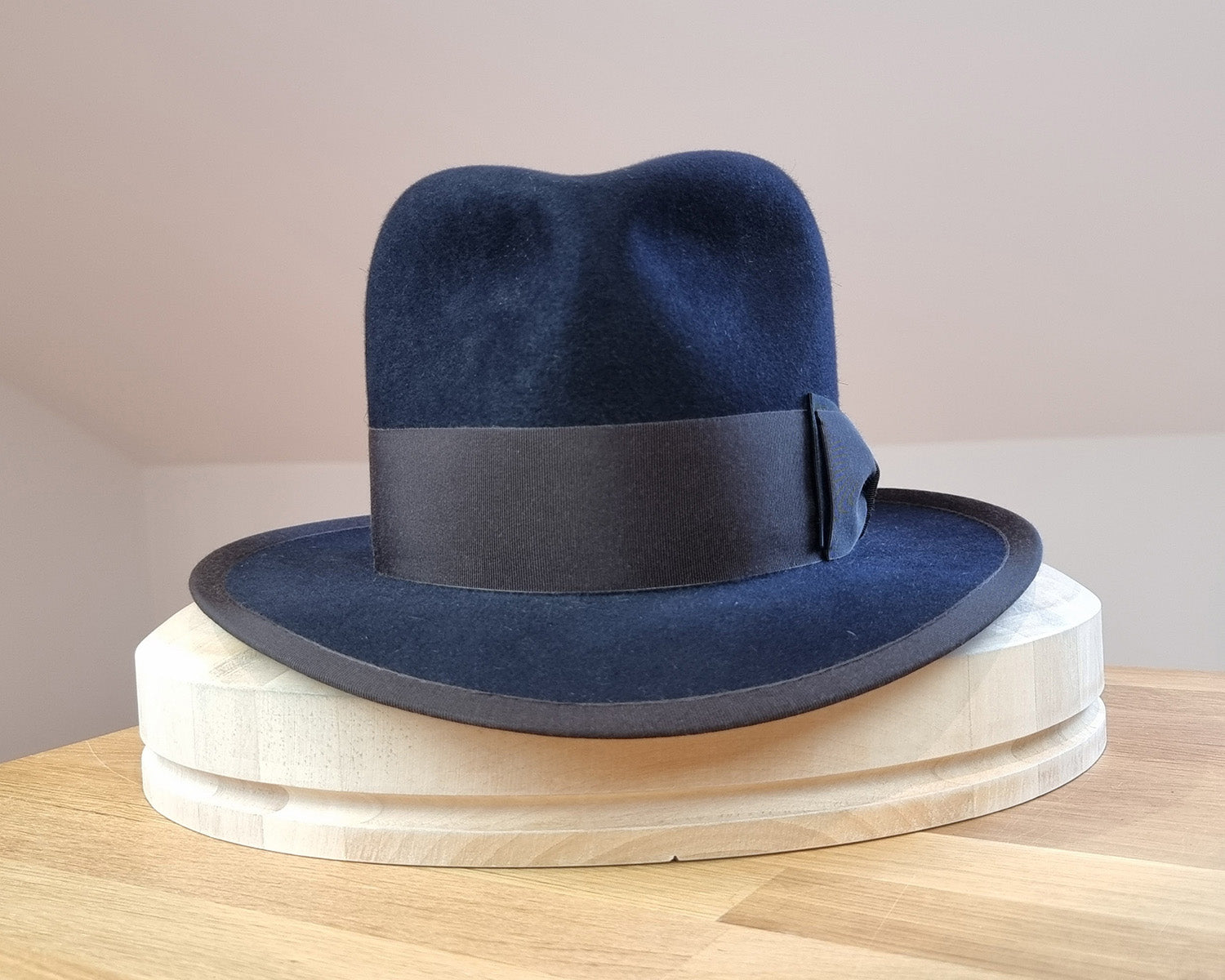 CAGNEY FEDORA | DARK NAVY | 100X BEAVER | SIZE 59, US 7 3/8