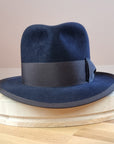CAGNEY FEDORA | DARK NAVY | 100X BEAVER | SIZE 59, US 7 3/8