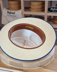 CAGNEY FEDORA | HAND WOVEN ECUADORIAN STRAW | NATURAL COLOR | SIZE 59, US 7 3/8 - Hufvud