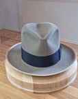 CAGNEY FEDORA | STONE COLOR | 50X BEAVER BLEND | SIZE 61, US 7 5/8