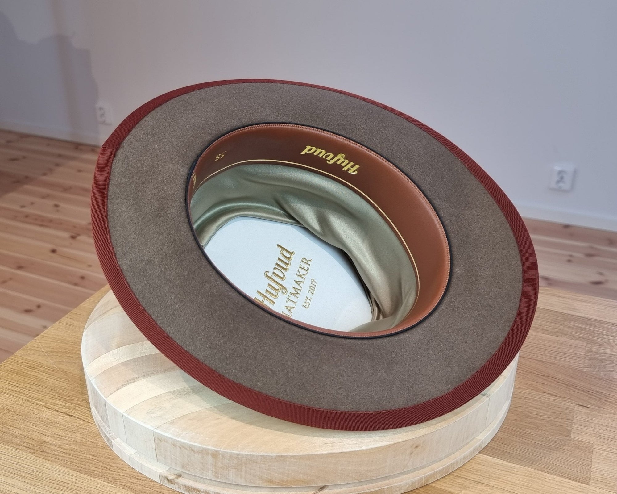 CAGNEY FEDORA | WHISKEY COLOR | DELUXE RABBIT &amp; HARE BLEND | SIZE 58, US 7 1/4