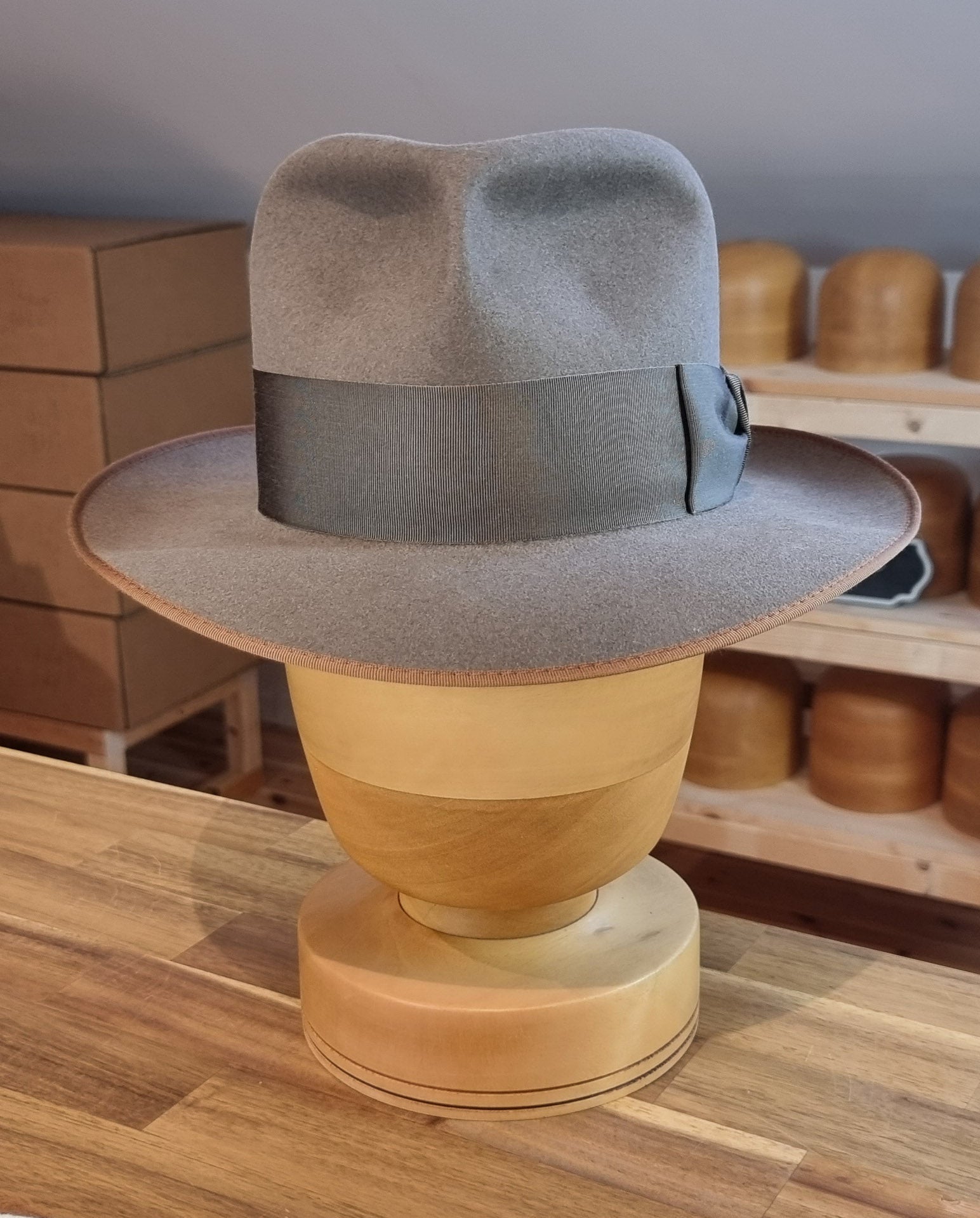EINAR FEDORA | BEAVER FIFTY | MULTIPLE SIZES AVAILABLE - Hufvud