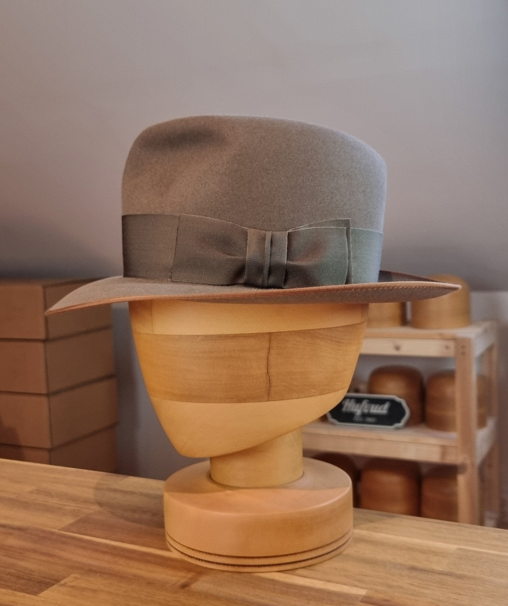 EINAR FEDORA | BEAVER FIFTY | MULTIPLE SIZES AVAILABLE - Hufvud
