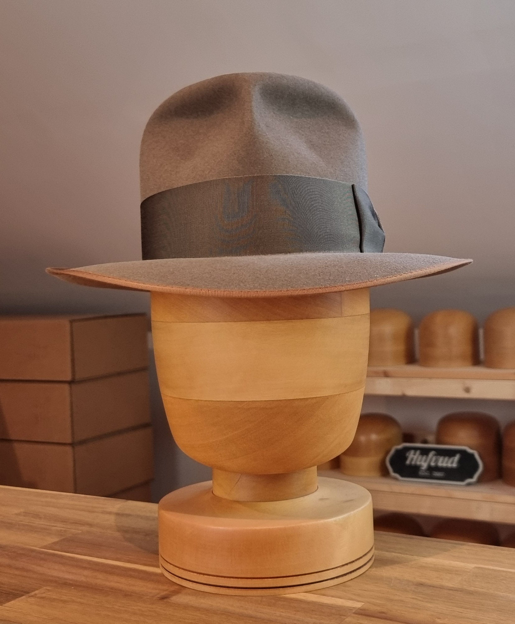 EINAR FEDORA | BEAVER FIFTY | MULTIPLE SIZES AVAILABLE - Hufvud