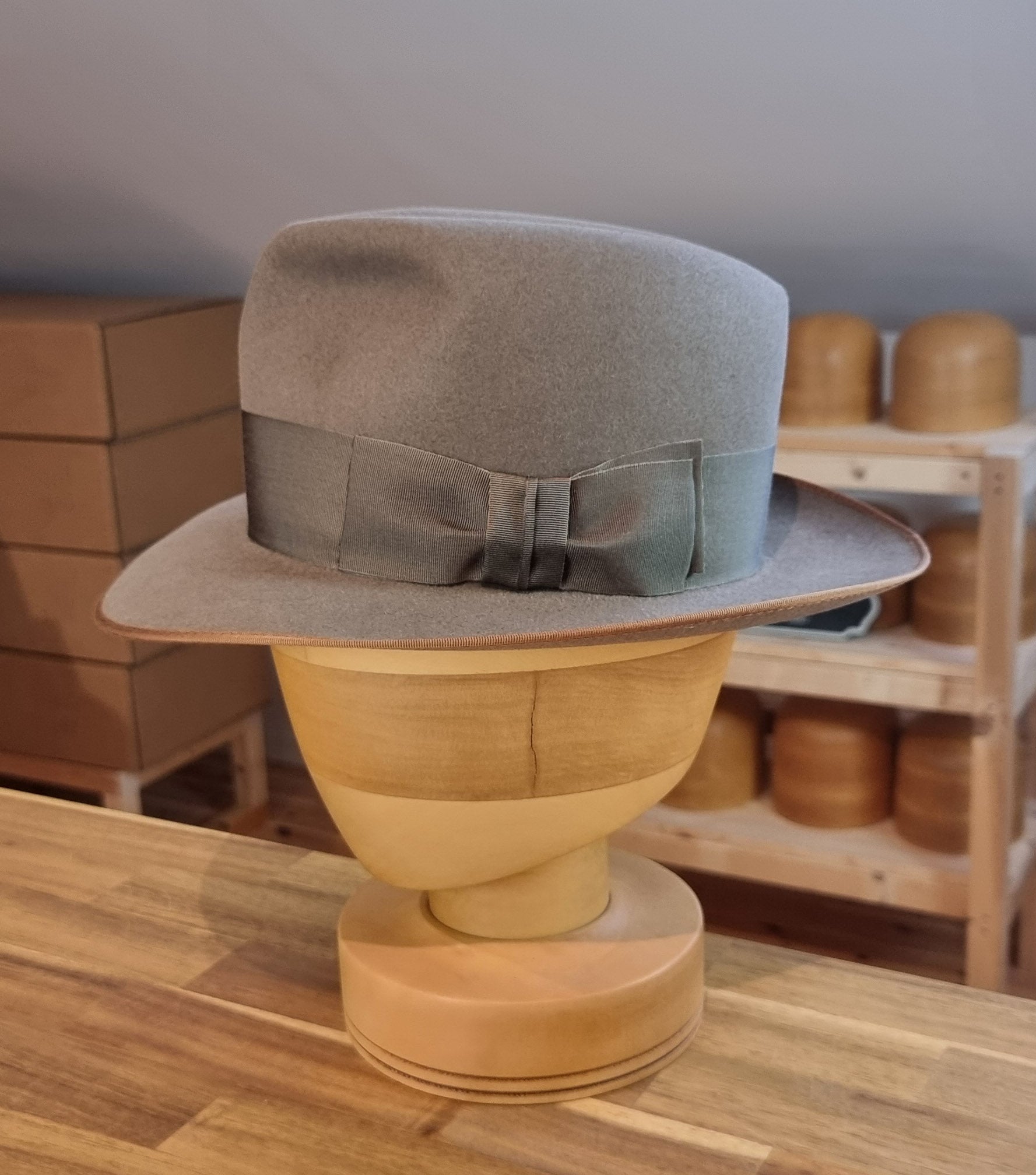 EINAR FEDORA | BEAVER FIFTY | MULTIPLE SIZES AVAILABLE - Hufvud