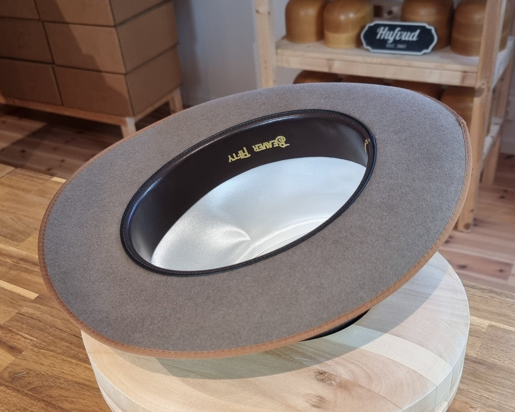 EINAR FEDORA | BEAVER FIFTY | MULTIPLE SIZES AVAILABLE - Hufvud