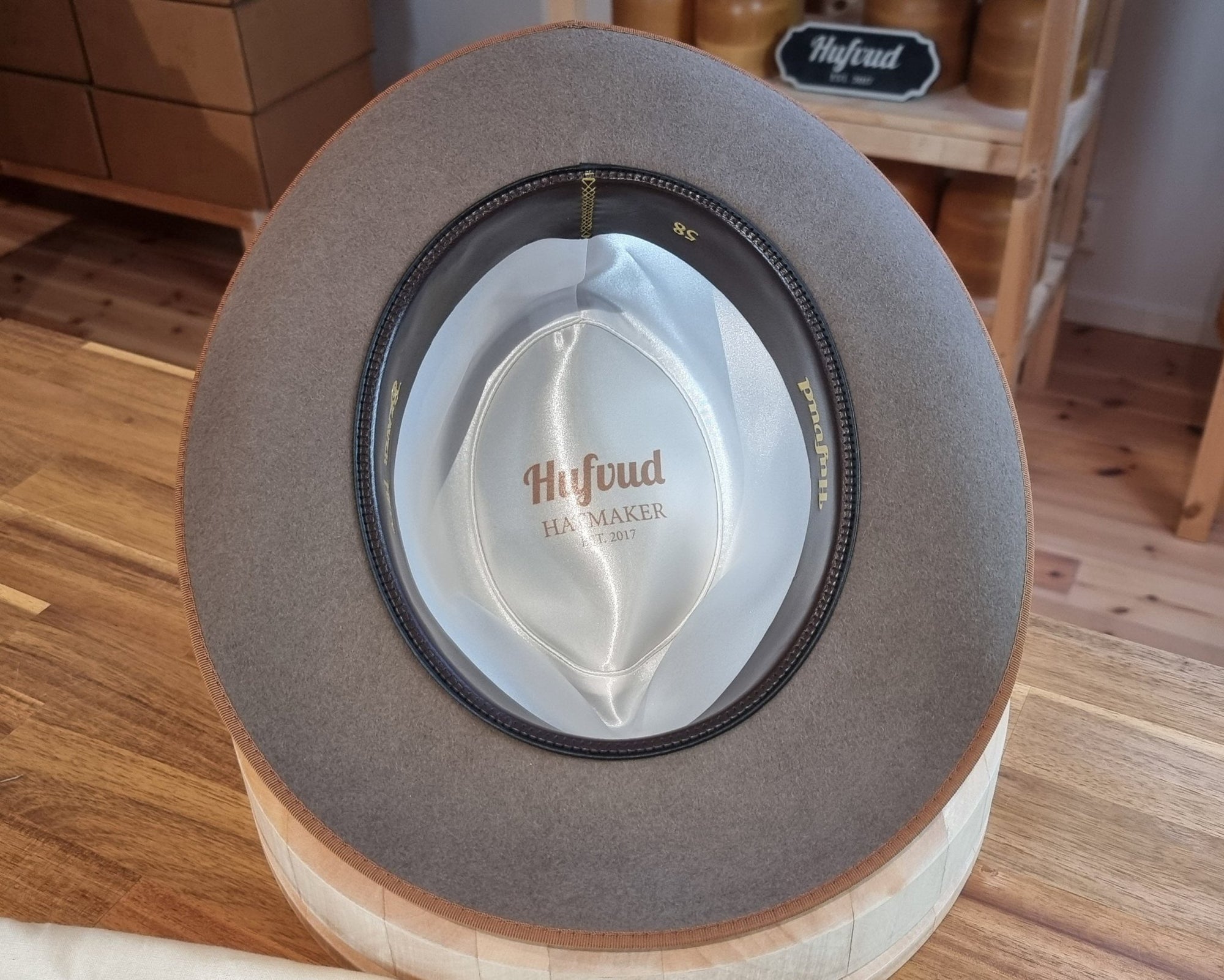 EINAR FEDORA | BEAVER FIFTY | MULTIPLE SIZES AVAILABLE - Hufvud