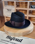 FLOKI FEDORA | BEAVER HUNDRED | DARK NAVY COLOR | SIZE 60, US 7 1/2