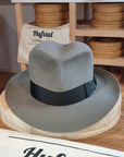 LEIFUR Adventure FEDORA | BEAVER FIFTY | GRANITE COLOR | WESTERN WEIGHT | SIZE 60, US 7 1/2 - Hufvud