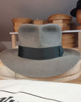 LEIFUR Adventure FEDORA | BEAVER FIFTY| GRAY COLOR LIMITED EDITION | WESTERN WEIGHT | SIZE 59, US 7 3/8 - Hufvud