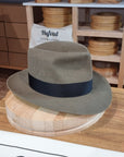 LEIFUR Adventure FEDORA | BEAVER FIFTY | PECAN COLOR LIMITED EDITION | WESTERN WEIGHT | SIZE 58, US 7 1/4 - Hufvud