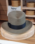 LEIFUR Adventure FEDORA | BEAVER FIFTY | PECAN COLOR LIMITED EDITION | WESTERN WEIGHT | SIZE 58, US 7 1/4 - Hufvud