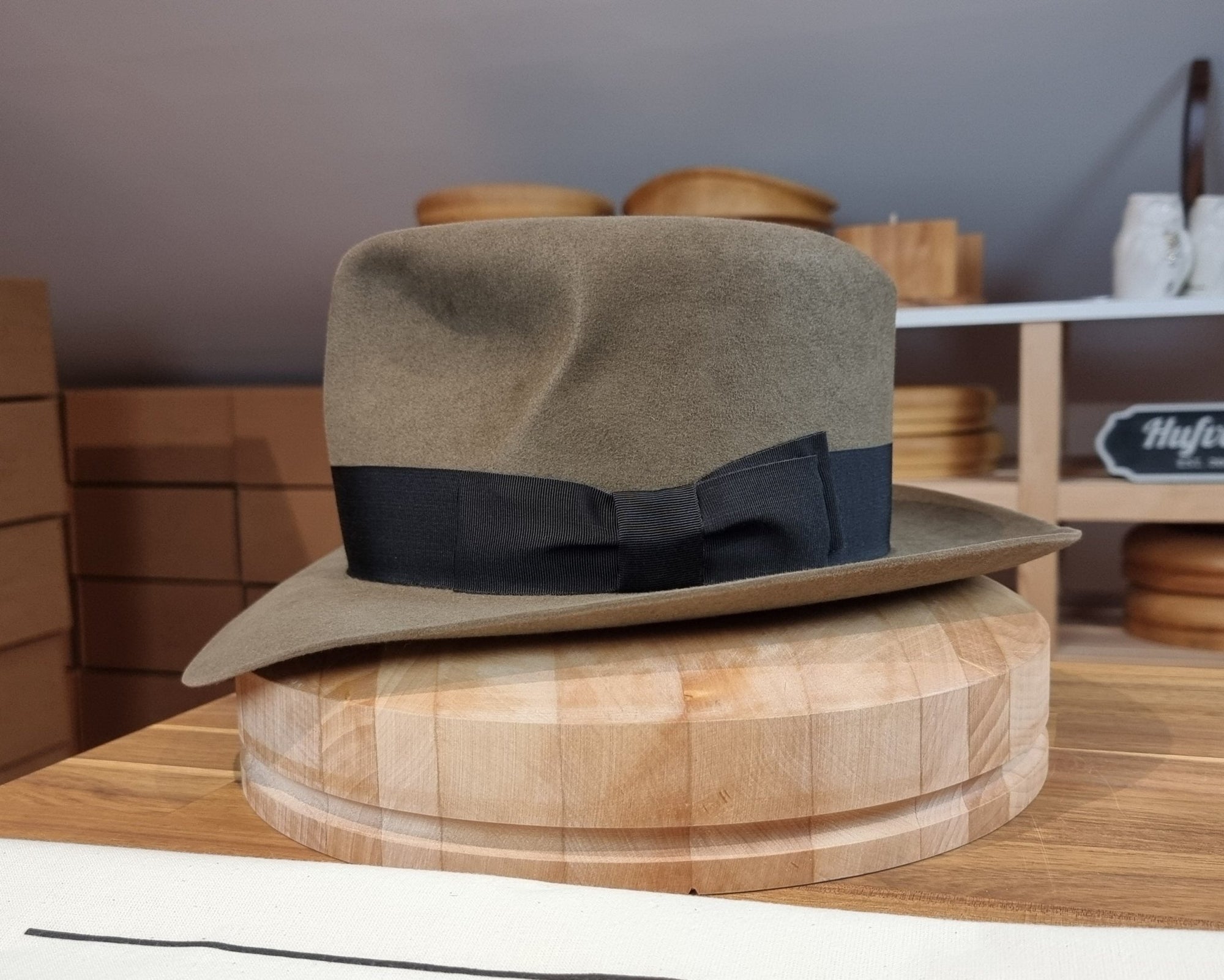 LEIFUR Adventure FEDORA | BEAVER FIFTY | PECAN COLOR LIMITED EDITION | WESTERN WEIGHT | SIZE 58, US 7 1/4 - Hufvud