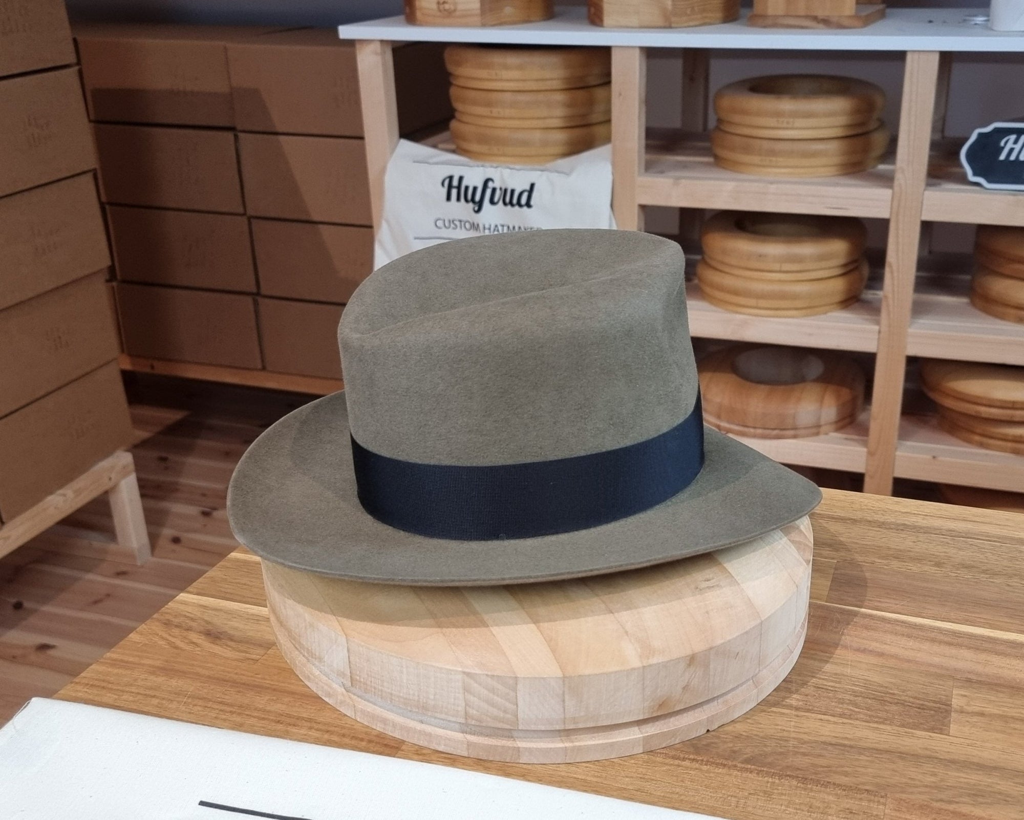 LEIFUR Adventure FEDORA | BEAVER FIFTY | PECAN COLOR LIMITED EDITION | WESTERN WEIGHT | SIZE 58, US 7 1/4 - Hufvud