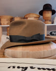 LEIFUR Adventure FEDORA | BEAVER FIFTY | WHISKEY COLOR LIMITED EDITION | WESTERN WEIGHT | SIZE 58, US 7 1/4 - Hufvud