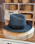 LEIFUR Adventure FEDORA | BEAVER HUNDRED | ANTHRACITE GRAY LIMITED EDITION | SIZE 58, US 7 1/4 - Hufvud