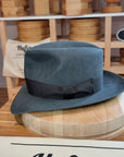 LEIFUR Adventure FEDORA | BEAVER HUNDRED | ANTHRACITE GRAY LIMITED EDITION | SIZE 58, US 7 1/4 - Hufvud