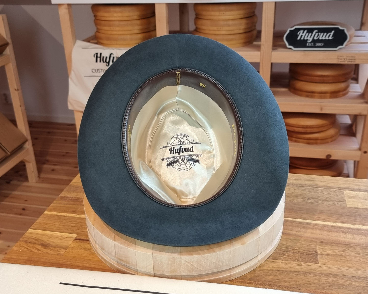 LEIFUR Adventure FEDORA | BEAVER HUNDRED | ANTHRACITE GRAY LIMITED EDITION | SIZE 58, US 7 1/4 - Hufvud